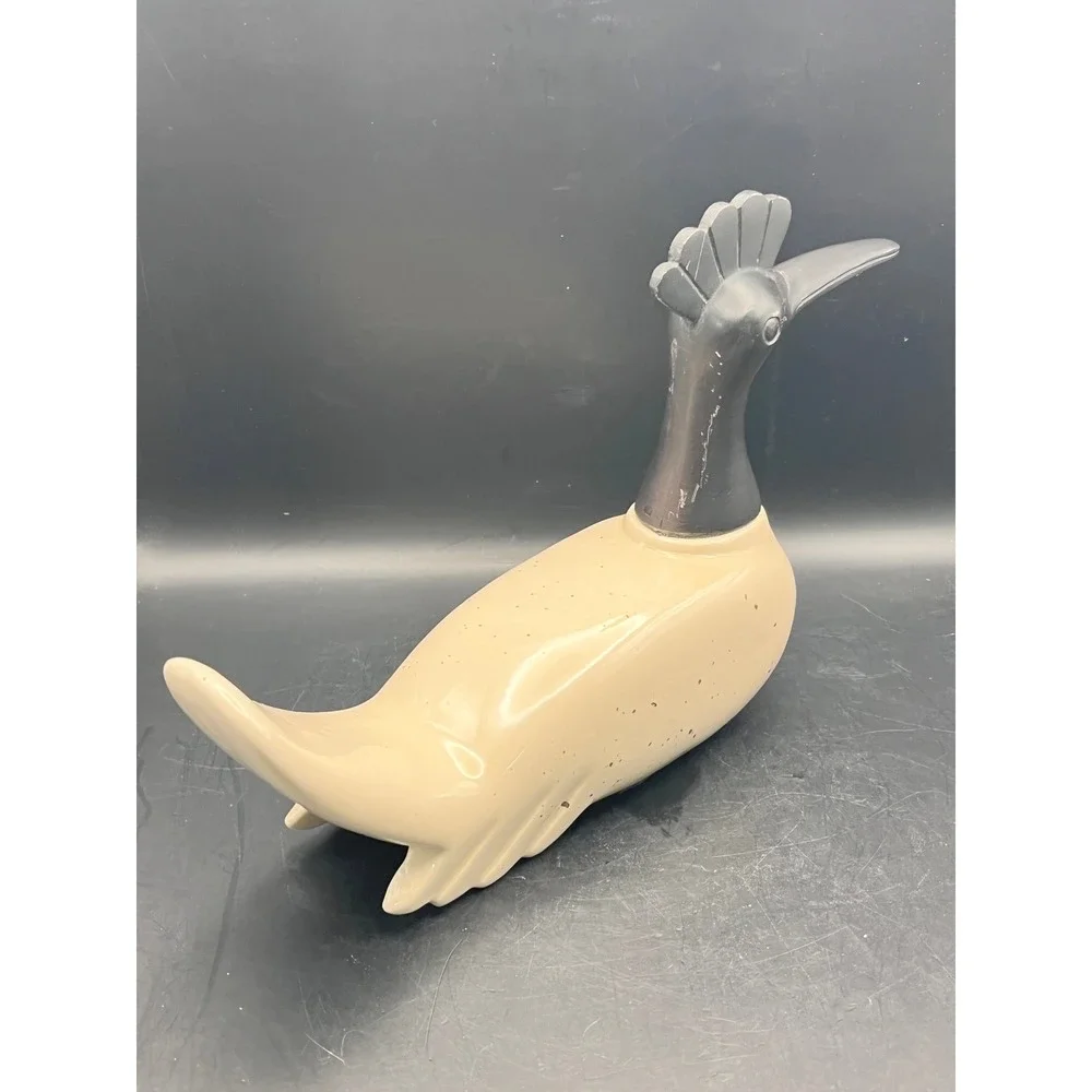 Vtg‎ MCM Pier 1 Ceramic Loon Bird Duck 9